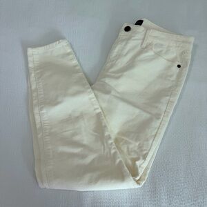 Talbots Petite Corduroy Jeggings Size 4P Cream Corduroy Pants